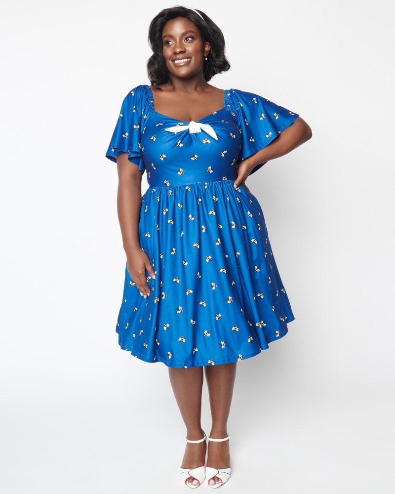 Curve swing cheap dress